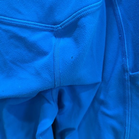 Authentic Lululemon Athletica Blue leggings, size 2. Has stains. - Picture 8 of 10